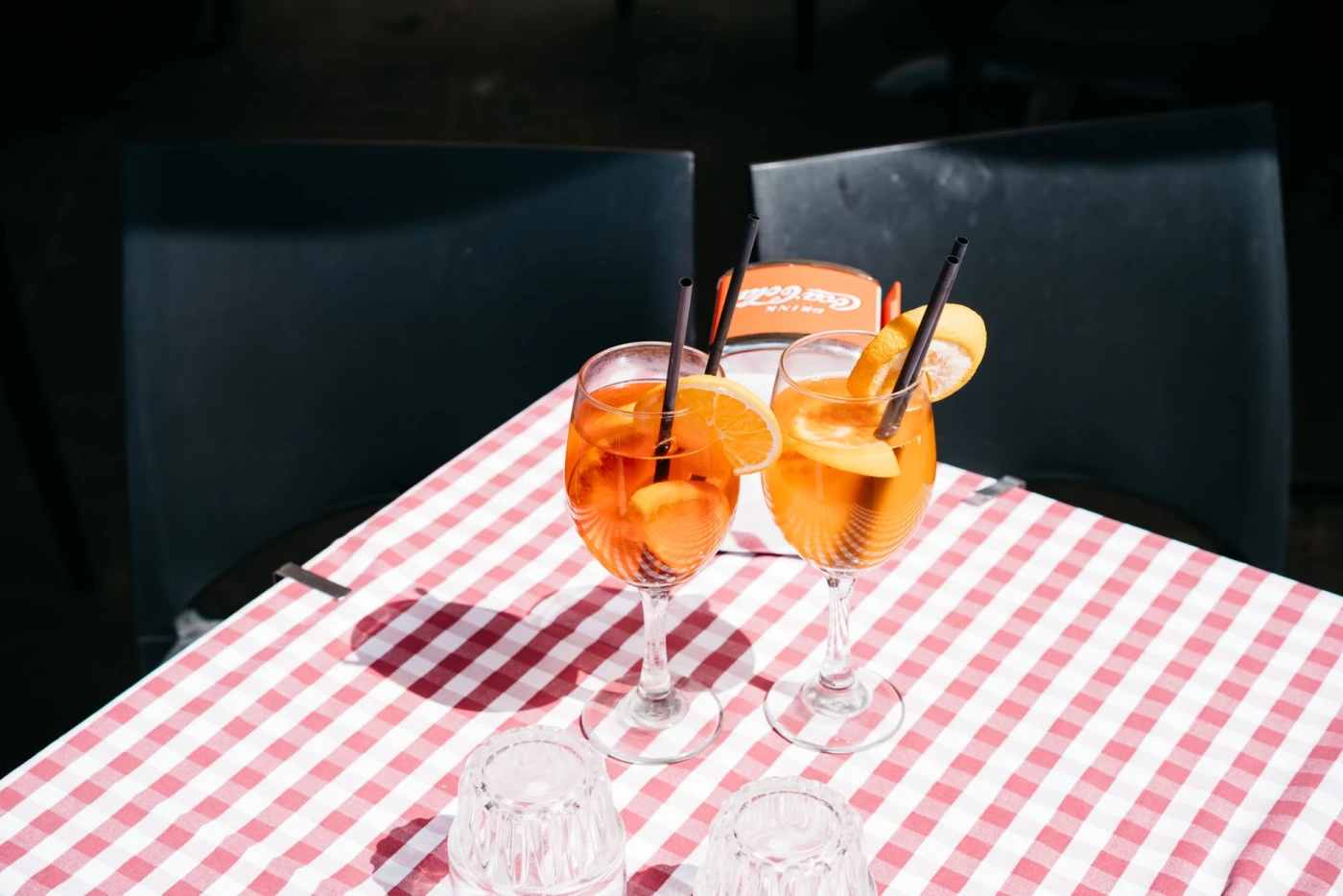 Cocktail serving and glassware