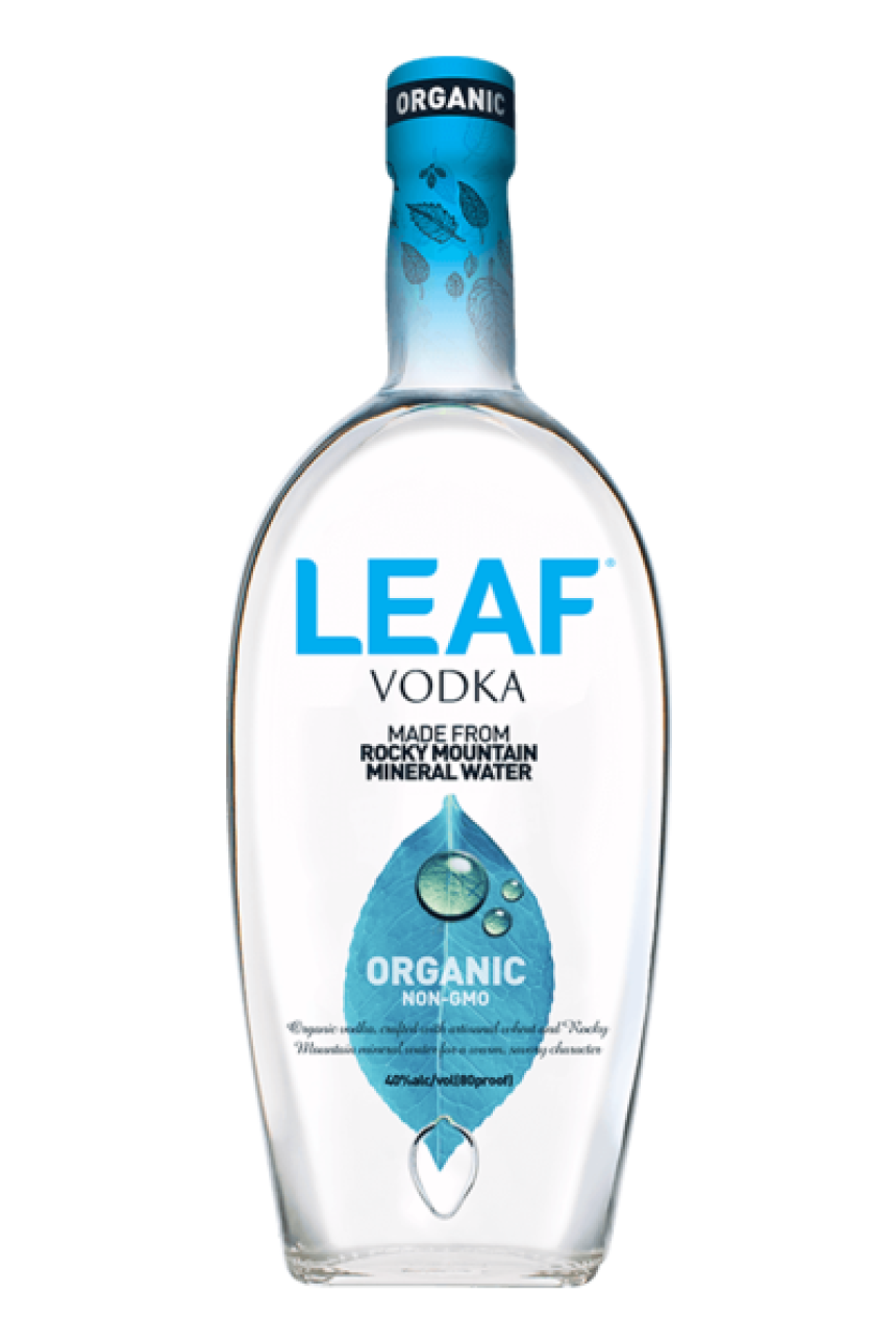 Leaf Vodka Organic Rocky Mountains Water Vodka