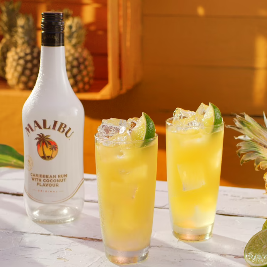 Malibu and Pineapple