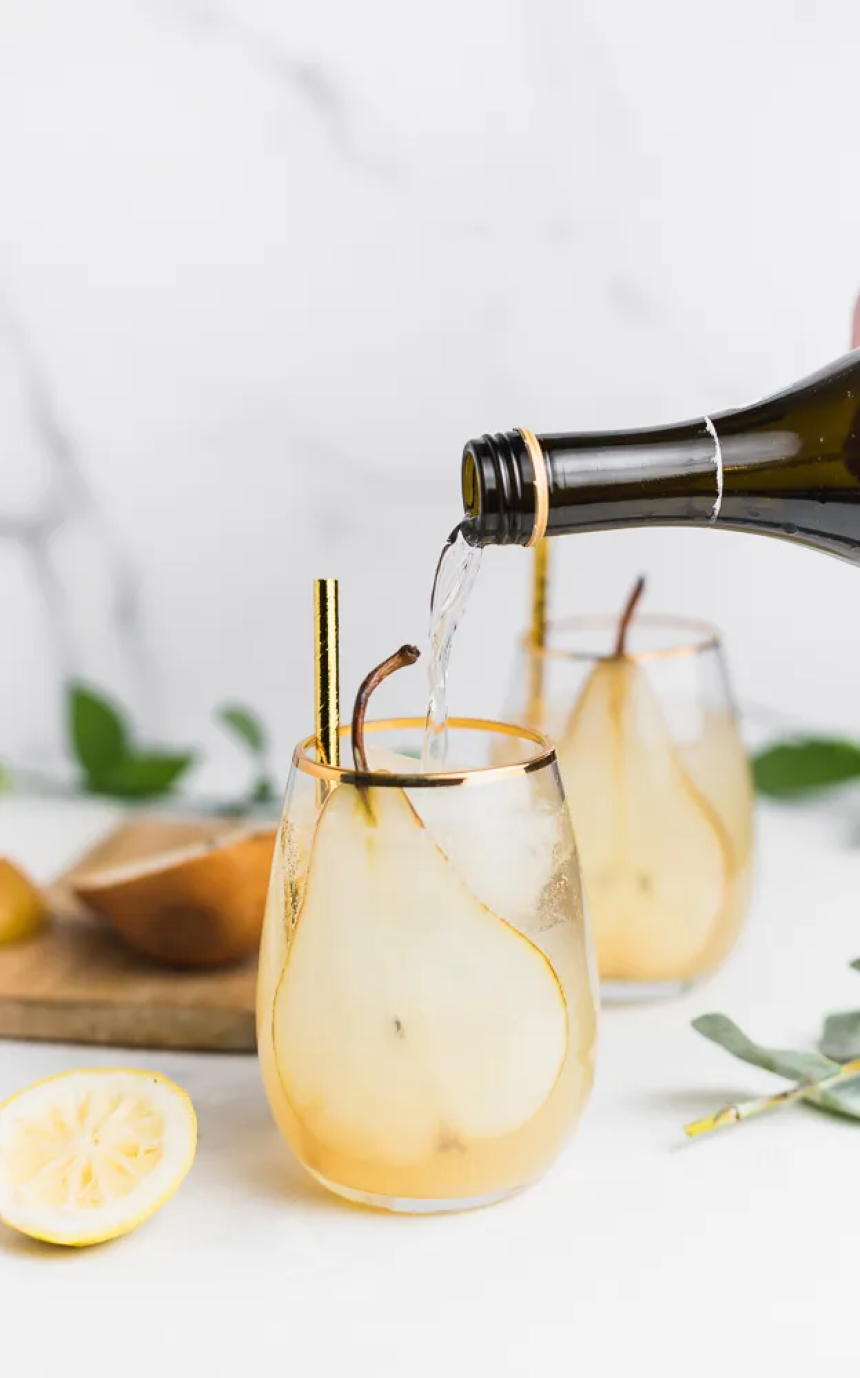 Pear and Ginger Sparklers RECIPE