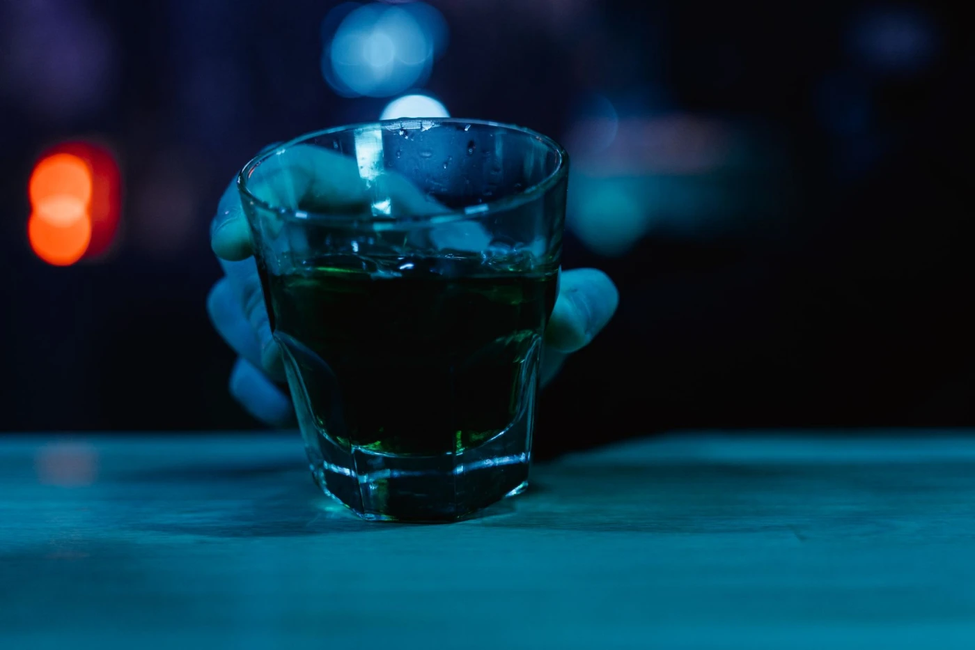 After Six Shot cocktail on a bar for home entertaining