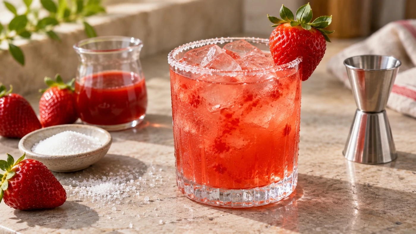 Strawberry Vodka Cocktail cocktail