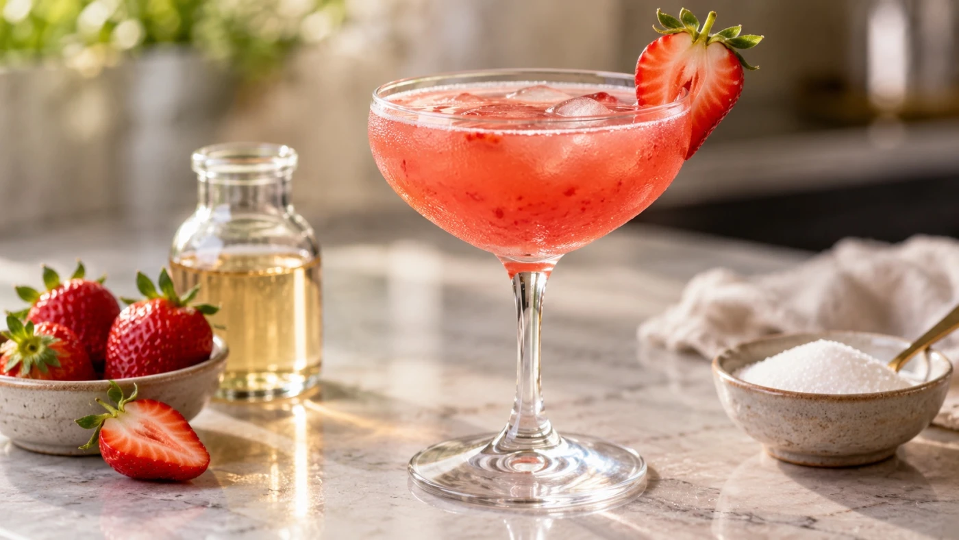 Strawberry Vodka Cocktail cocktail
