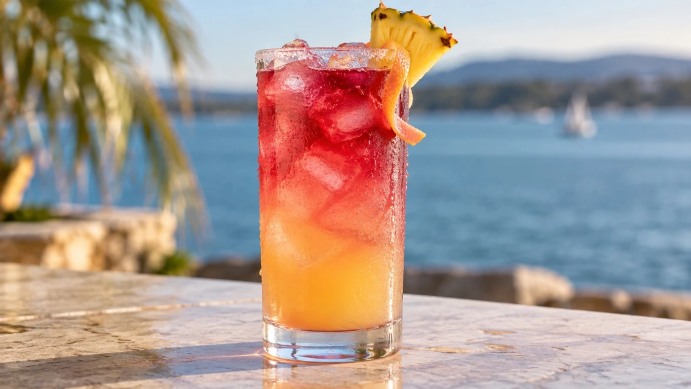 Bay Breeze Cocktail cocktail served in a highball
