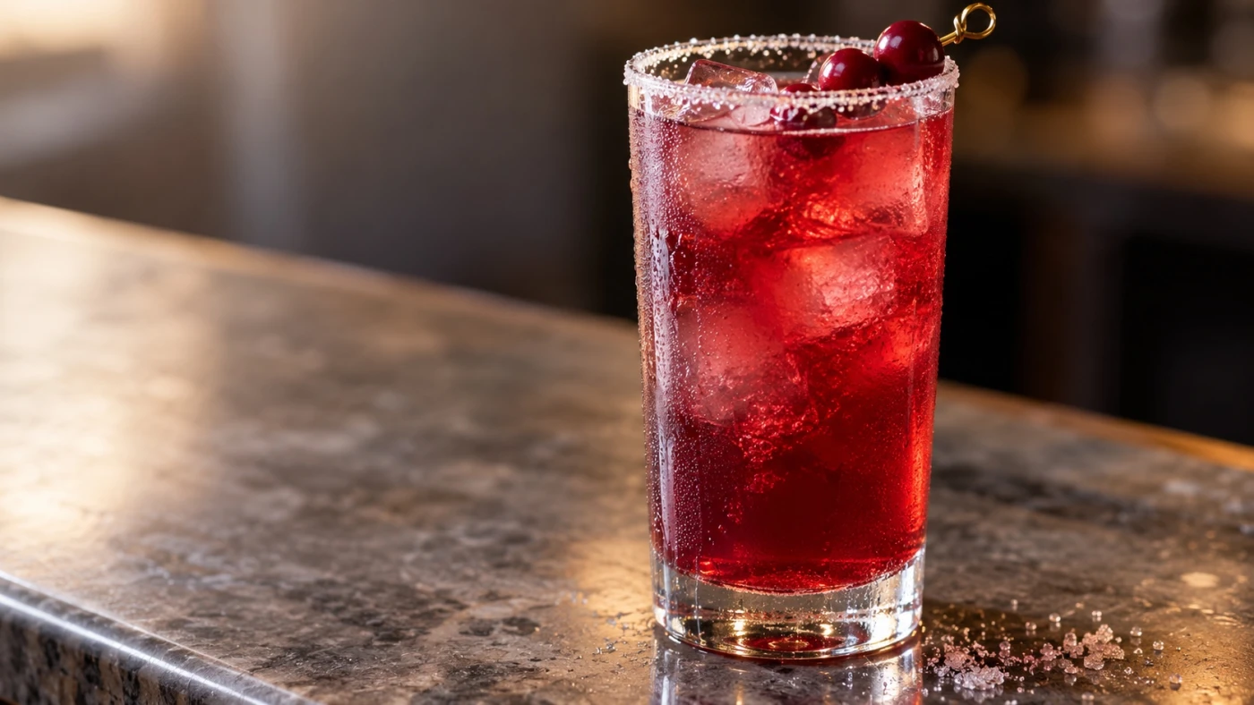 Will Elliotts Cape Codder cocktail served in a highball