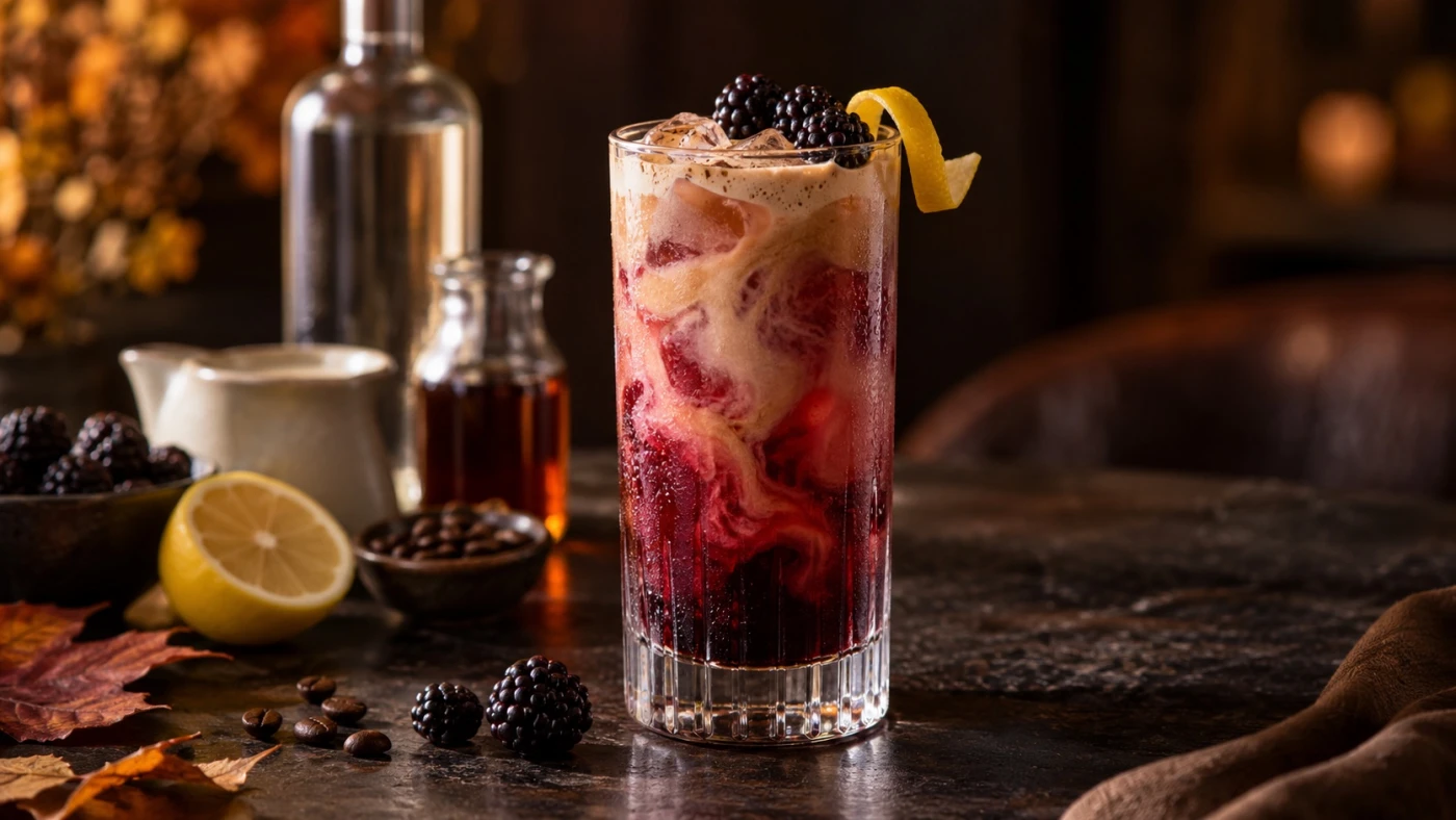Fall Vodka Cocktails cocktail served in a highball