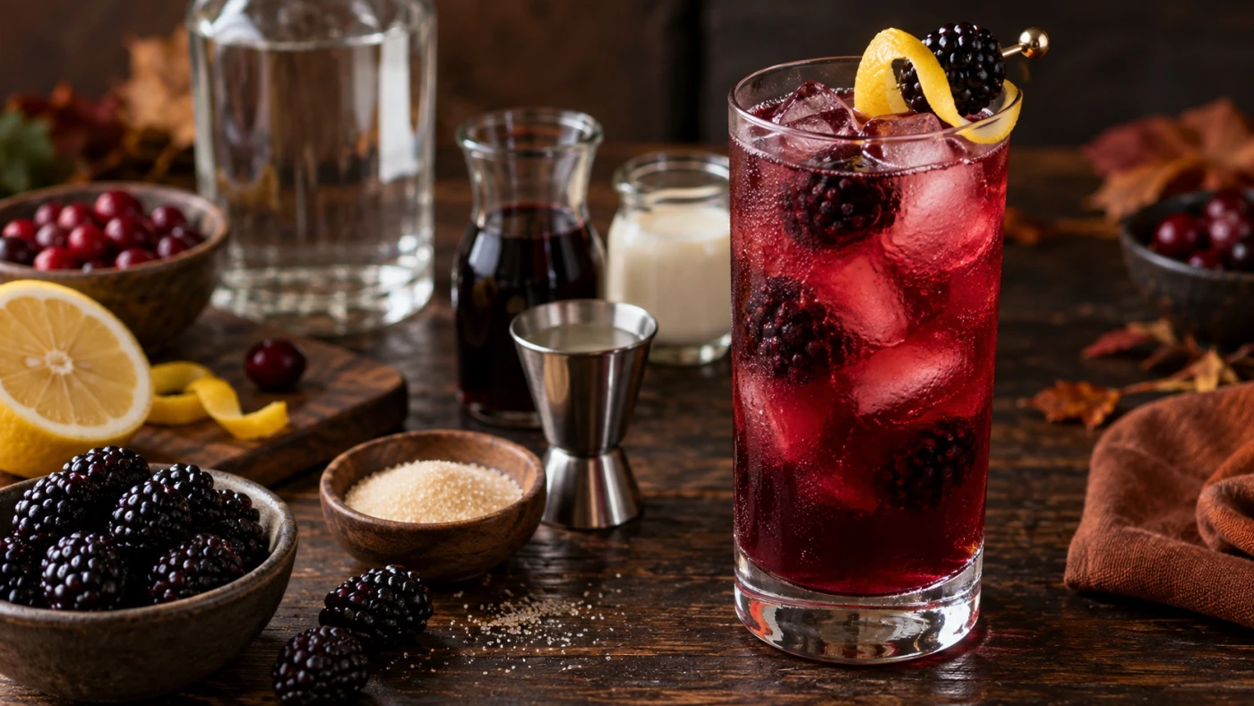 Fall Vodka Cocktails cocktail served in a highball