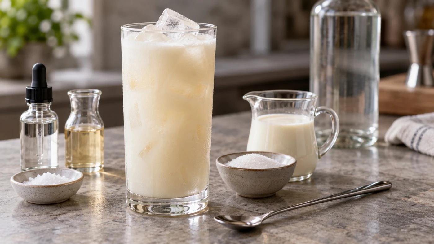 How To Taste And Adjust A Vodka Cocktail Before Serving cocktail served in a highball