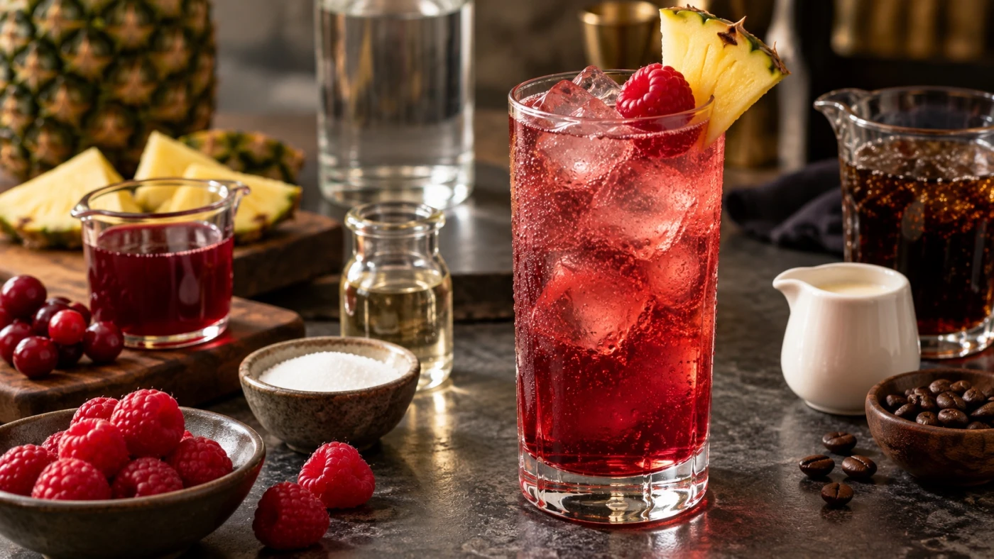 Best Flavored Vodkas cocktail served in a highball
