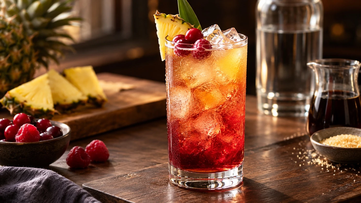 Best Flavored Vodkas cocktail served in a highball