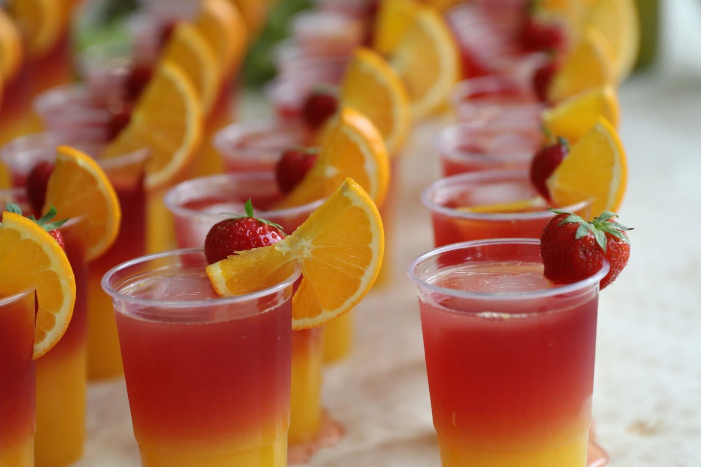 Alabama Slammer cocktail variations cocktail garnish detail close-up