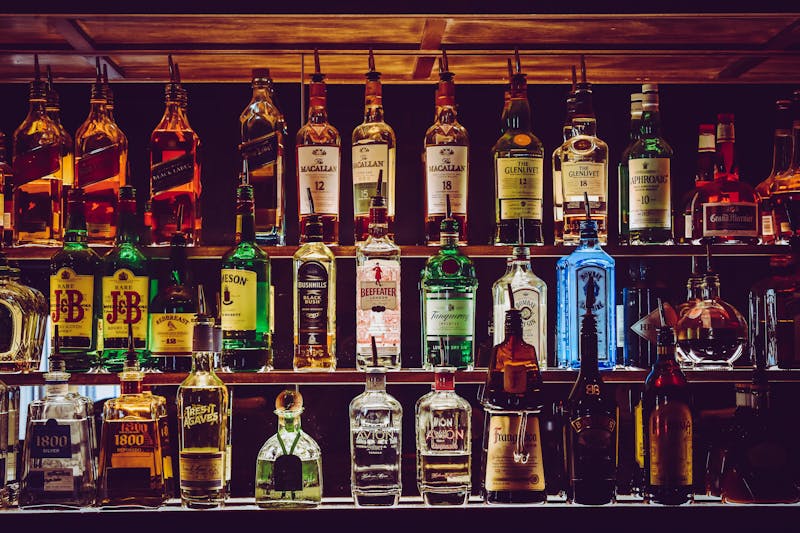 Best best vodka for martini cocktail served in glass with ice