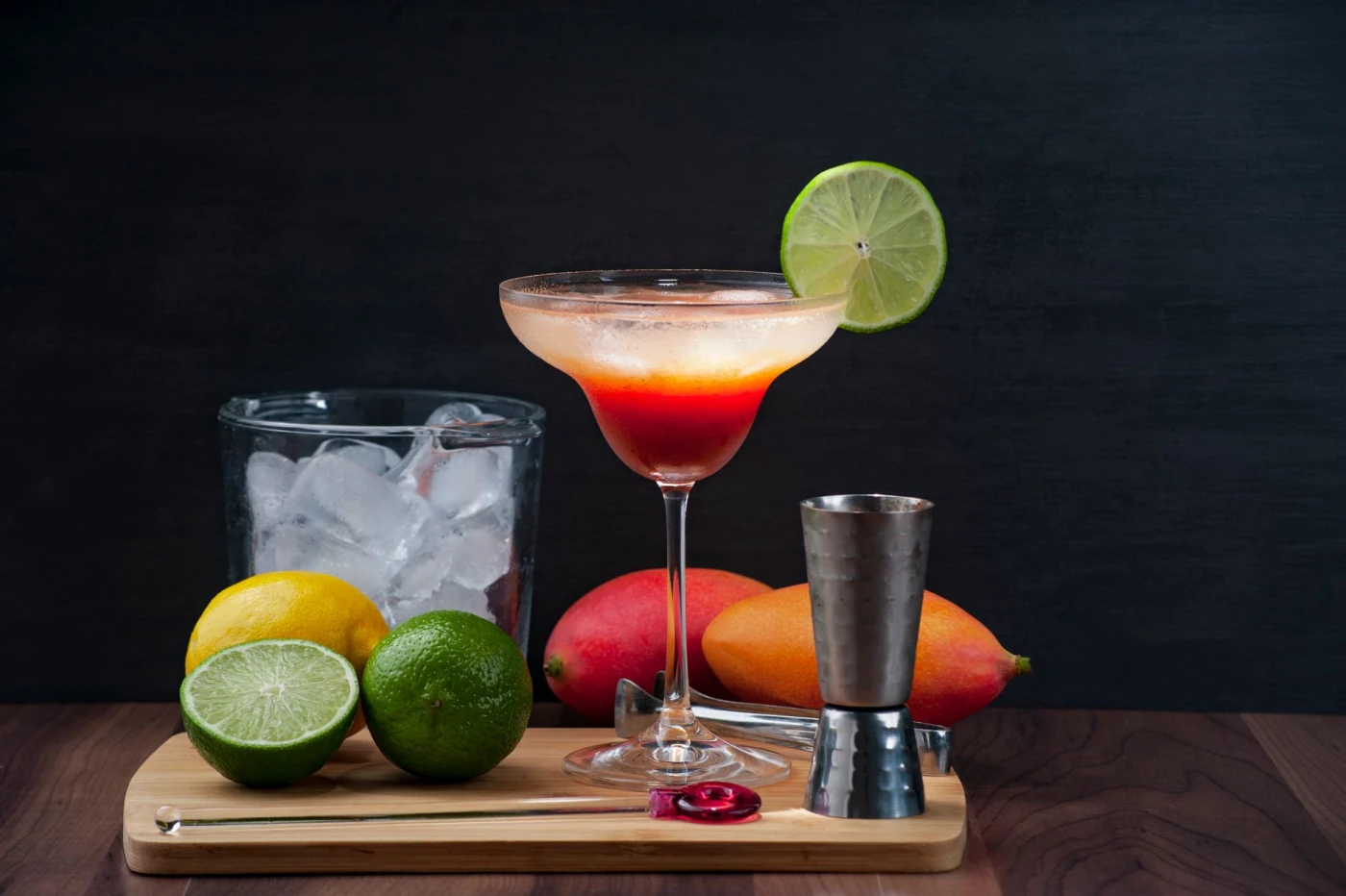 Ingredients and fresh citrus