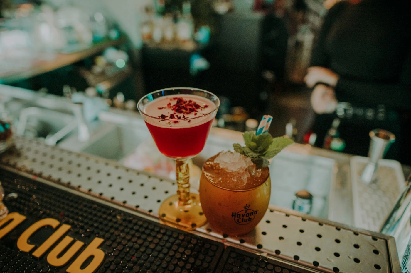 Clover Club cocktail served in a cocktail glass