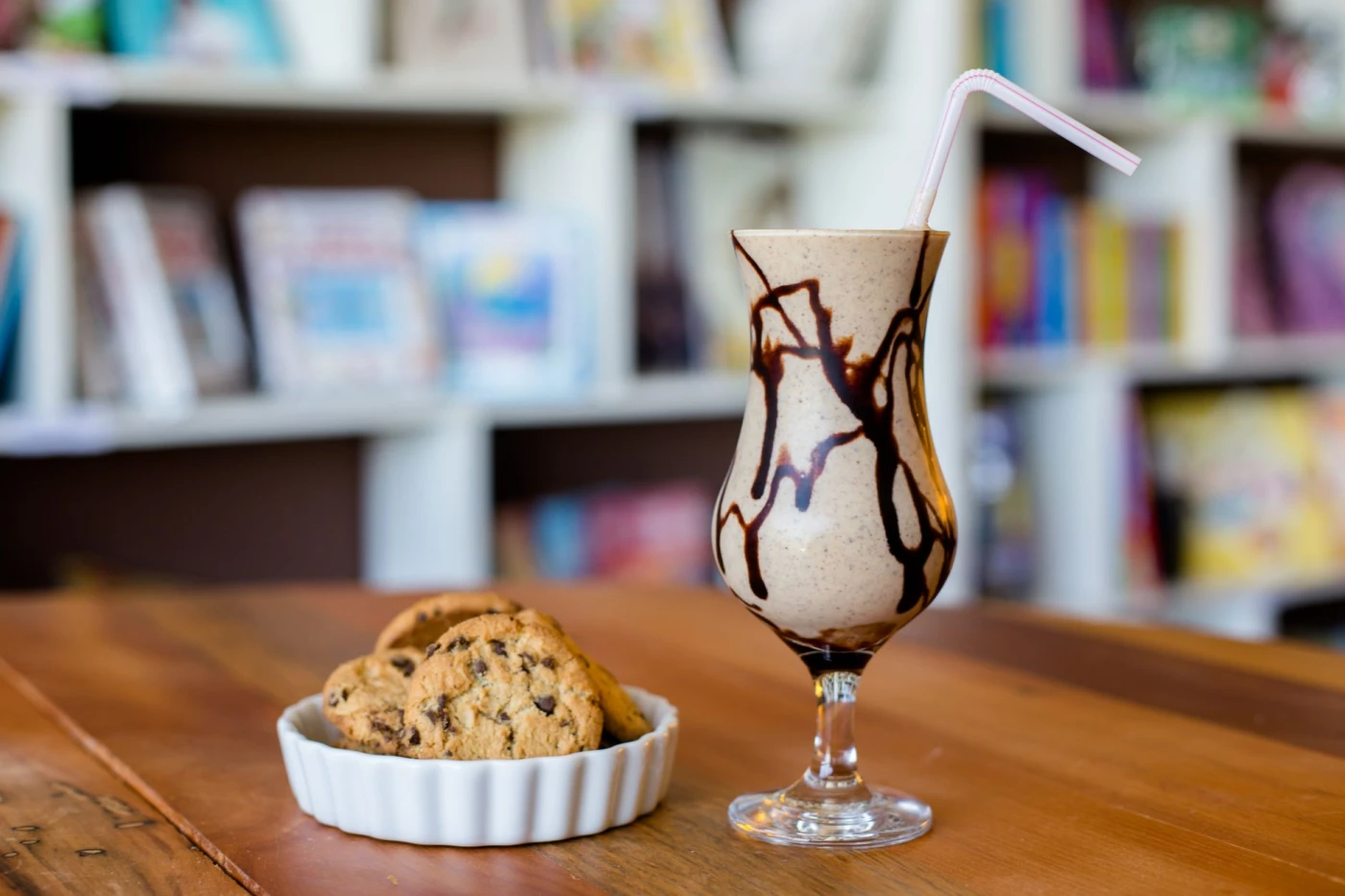 Cookie Policy ingredients with cocktail bottle and bar tools