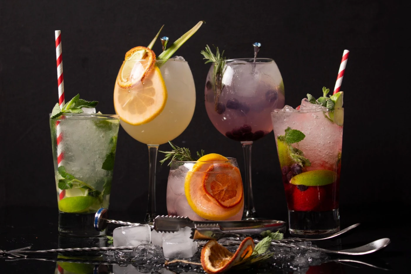 Ingredients and fresh citrus