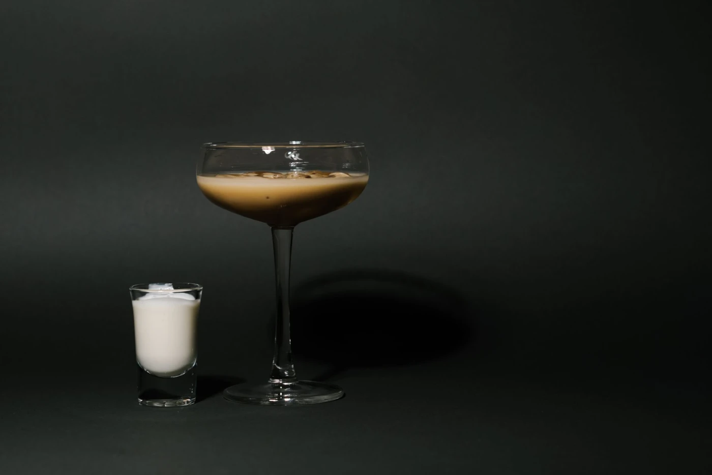 Fresh orange peel garnish over a Hanky Panky cocktail