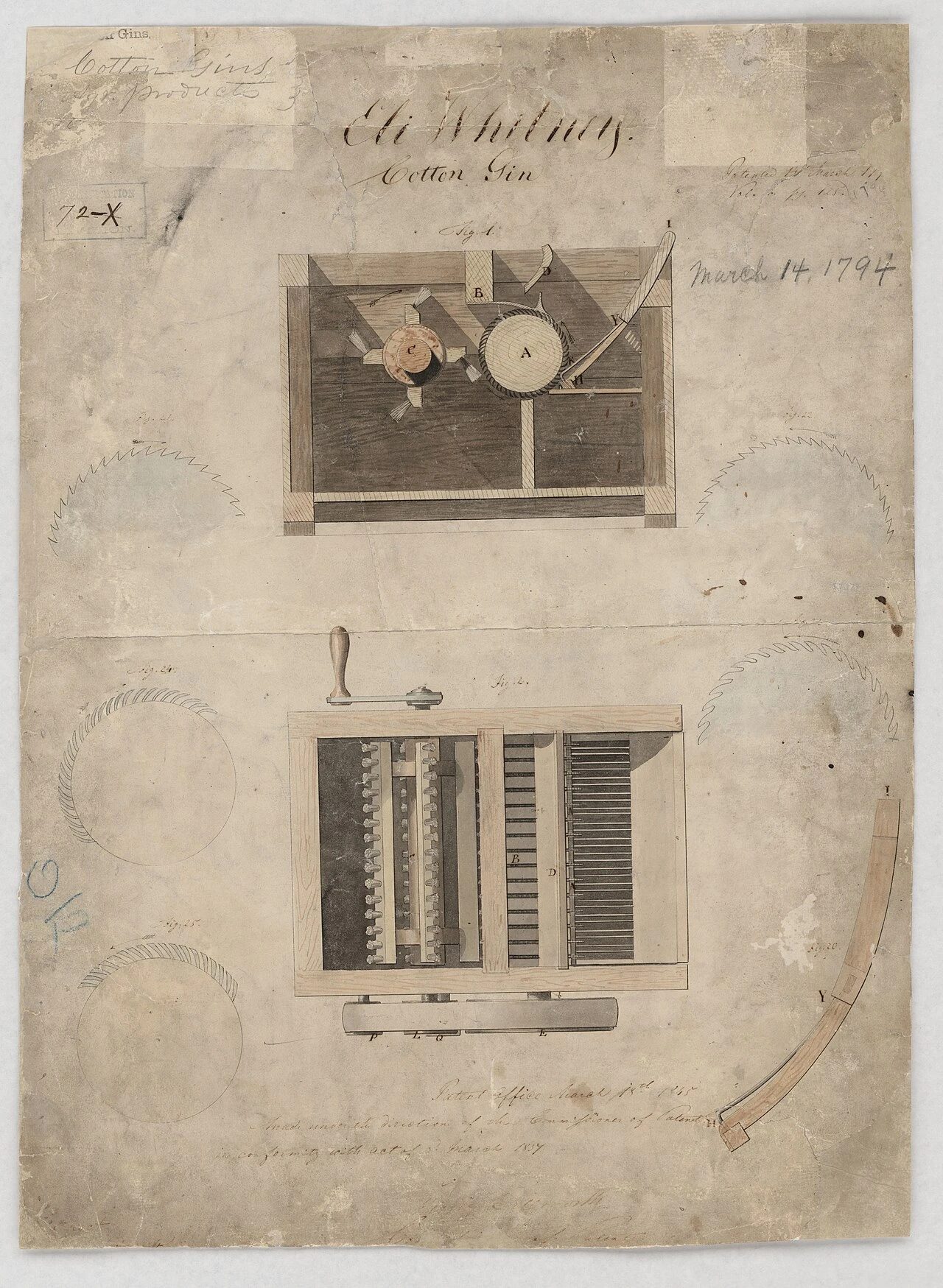 How Gin Is Made: Eli Whitney. Cotton Gin - DPLA - 62e410a1276570e32774e44f90c52a3f.jpg