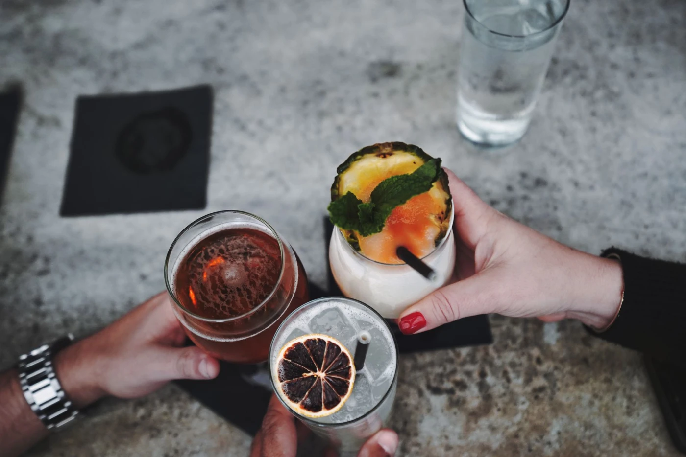 Ingredients and fresh citrus