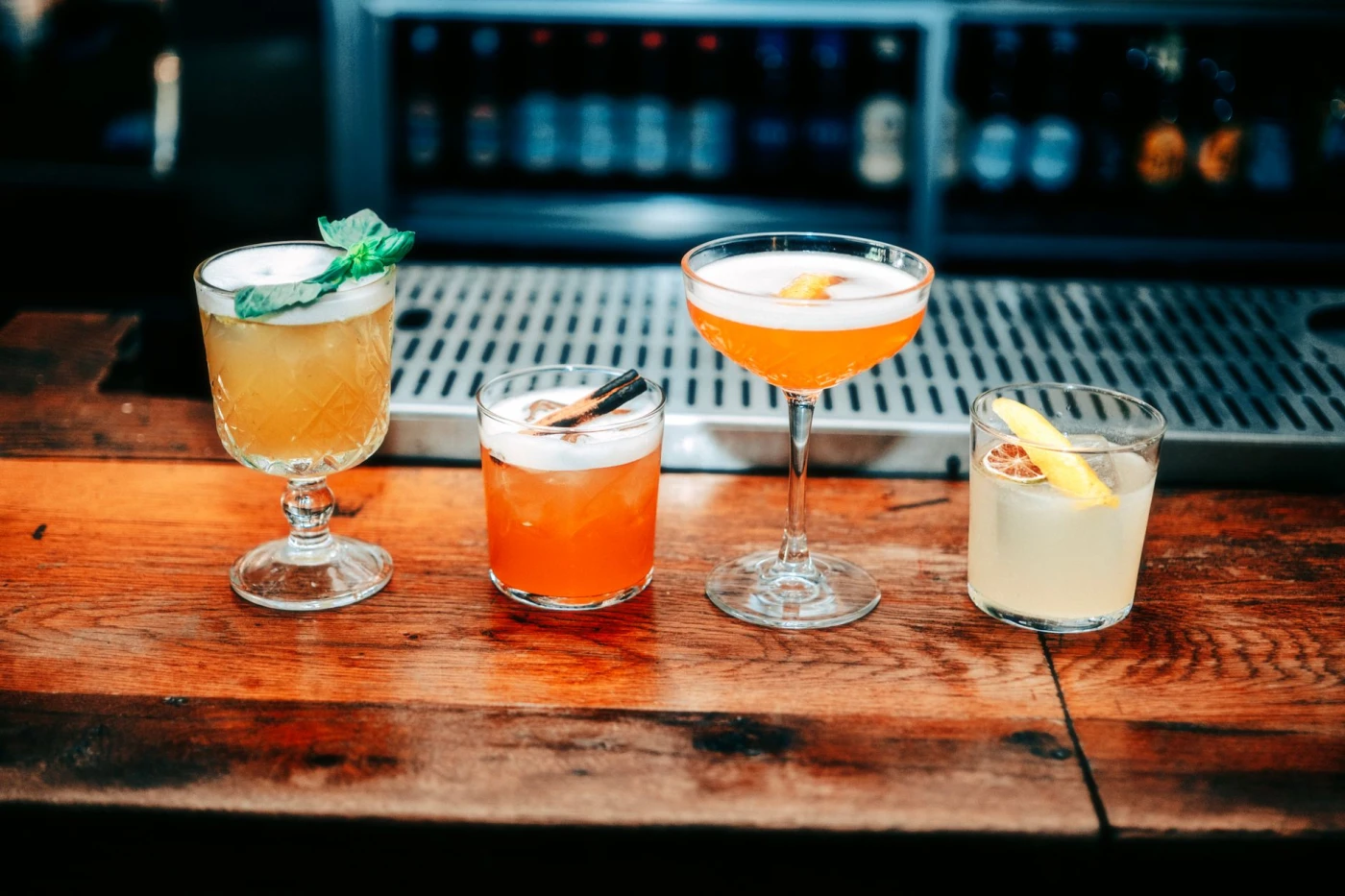 Cocktail serving and glassware