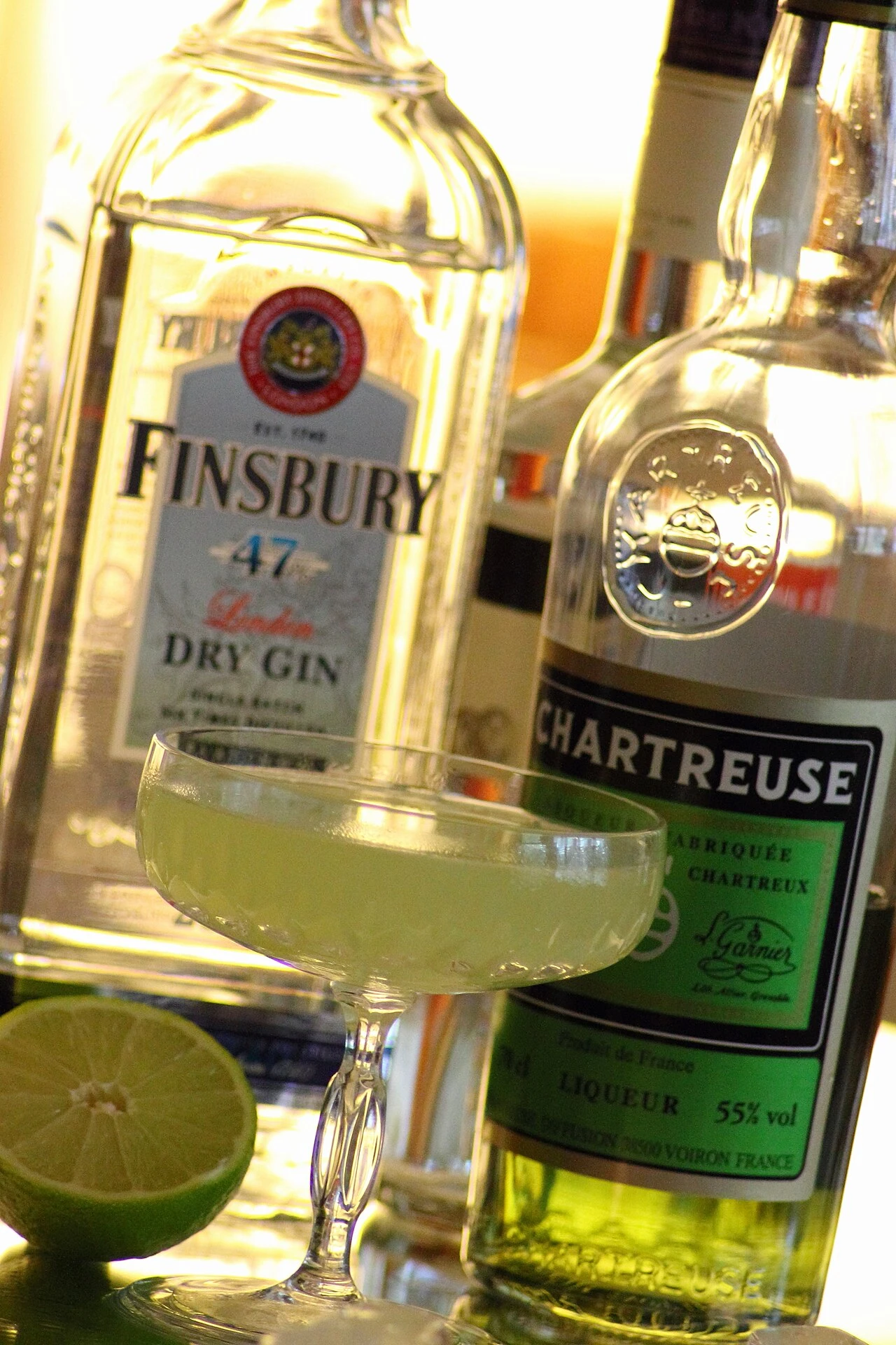 Last Word cocktail served in a cocktail glass
