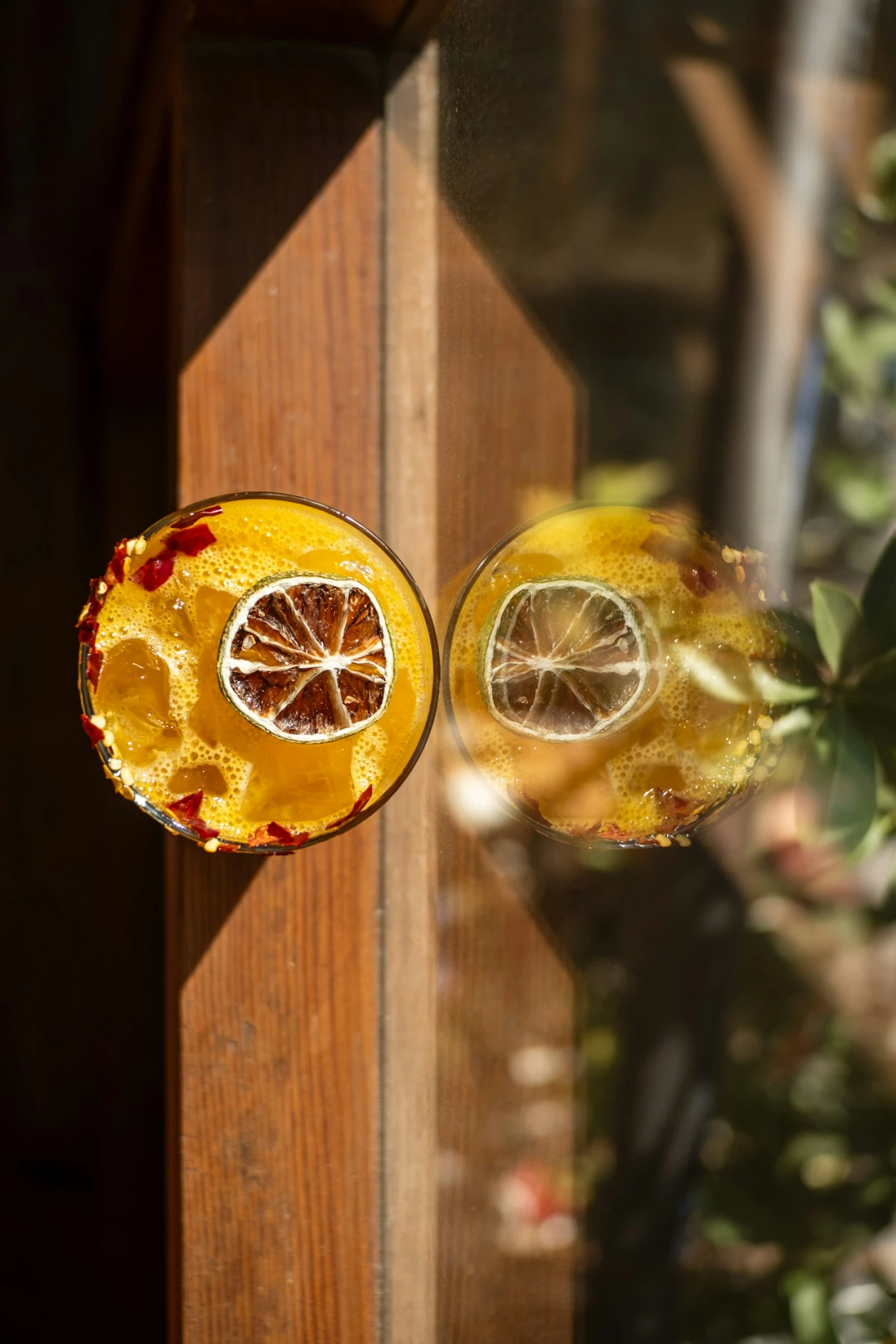 Fresh Madras cocktail with orange garnish and cranberry-orange color