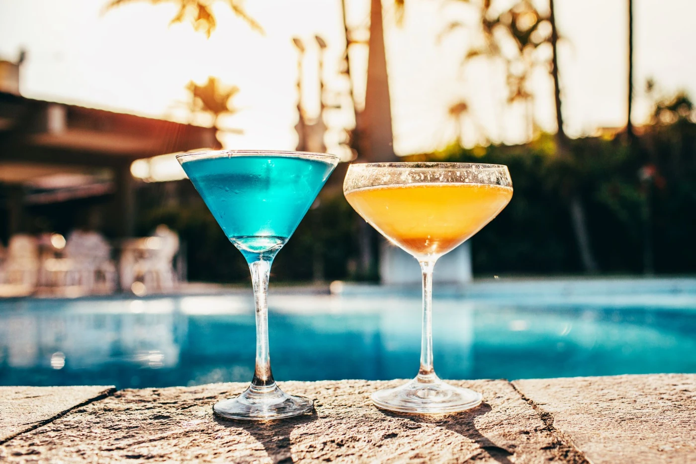 Bartender preparing a Monkey Gland cocktail cocktail