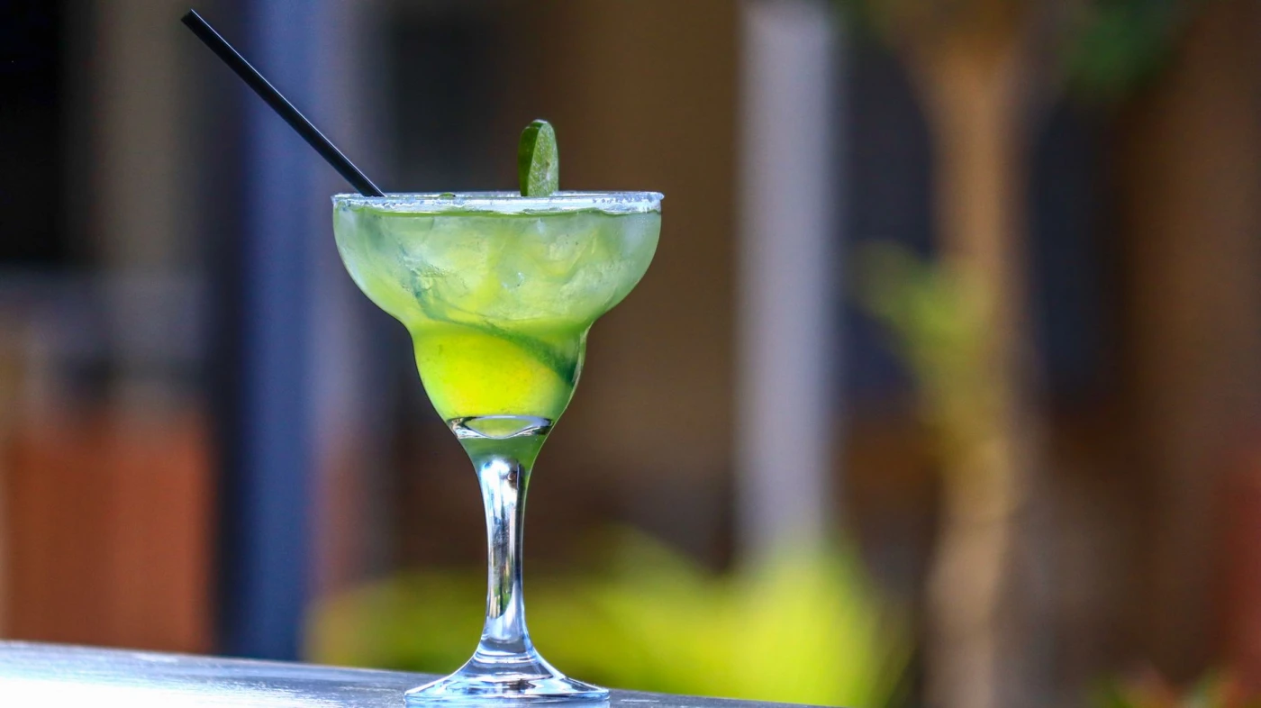 Phil Ward’s Margarita cocktail in a cocktail glass