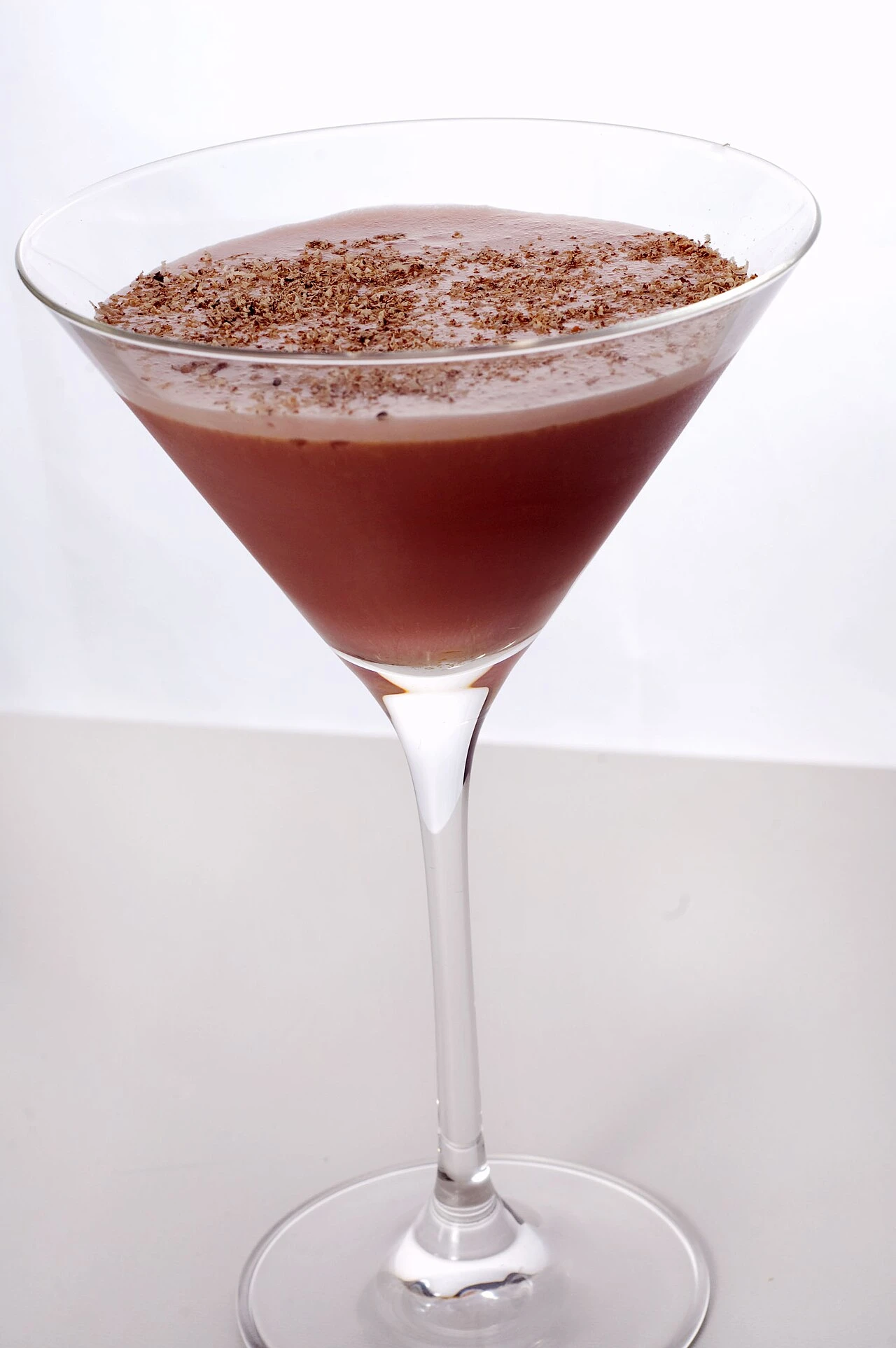 Porto Flip cocktail in a cocktail glass — wine drink photography