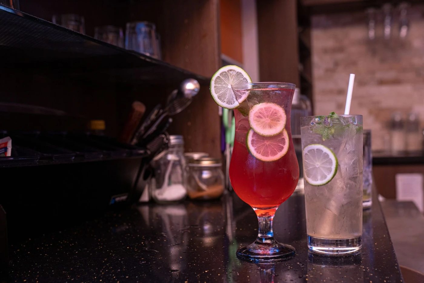 Rumba Libre cocktail served in a cocktail glass