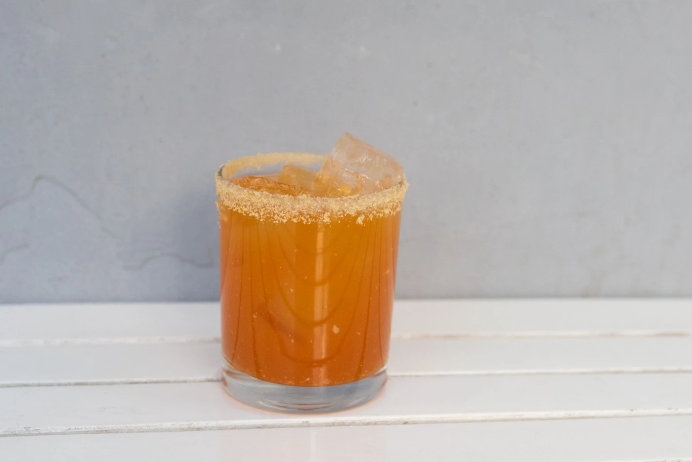 Bartender preparing a Second Line Season cocktail cocktail