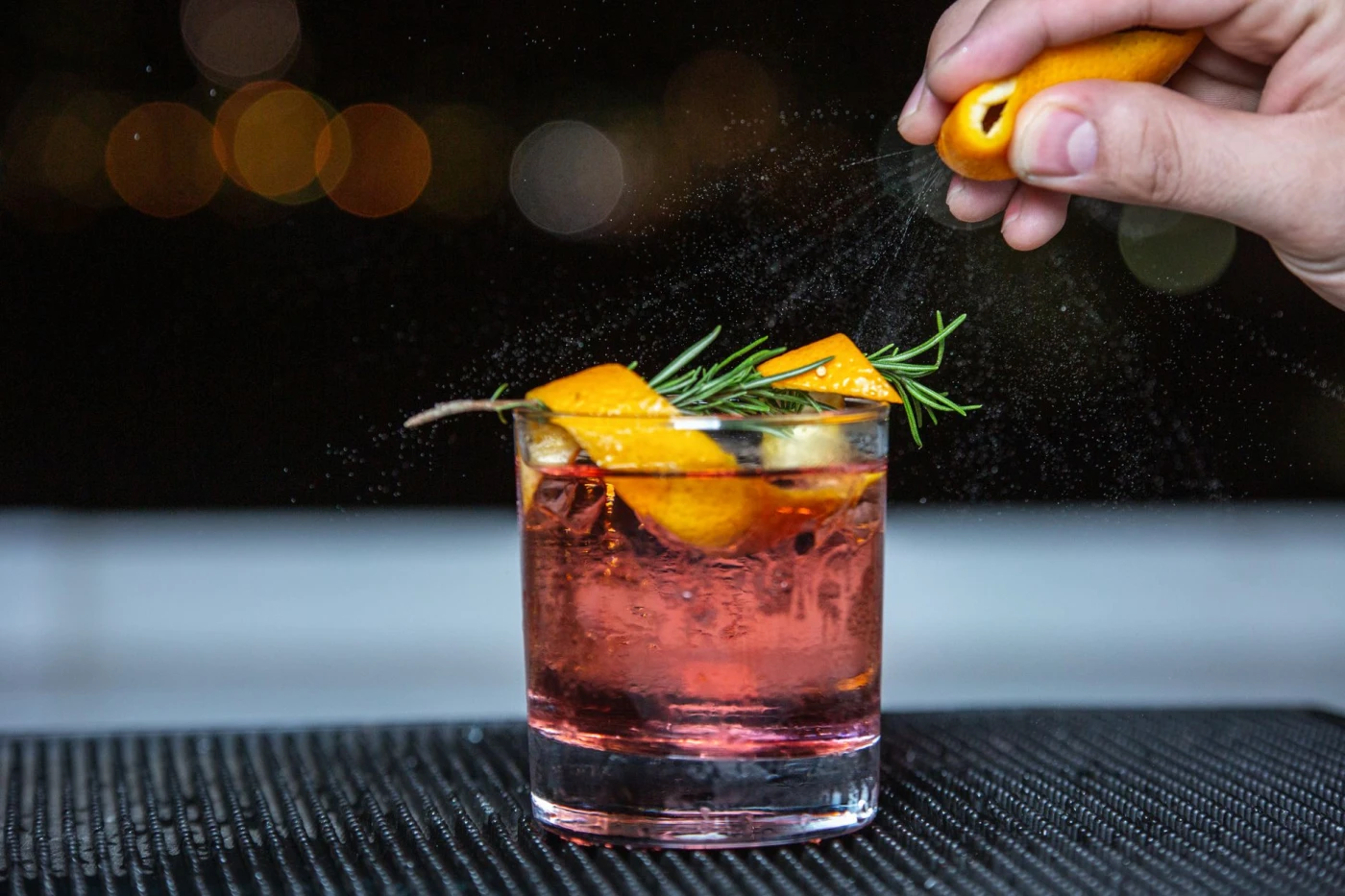 Second Line Season cocktail variation with cocktail