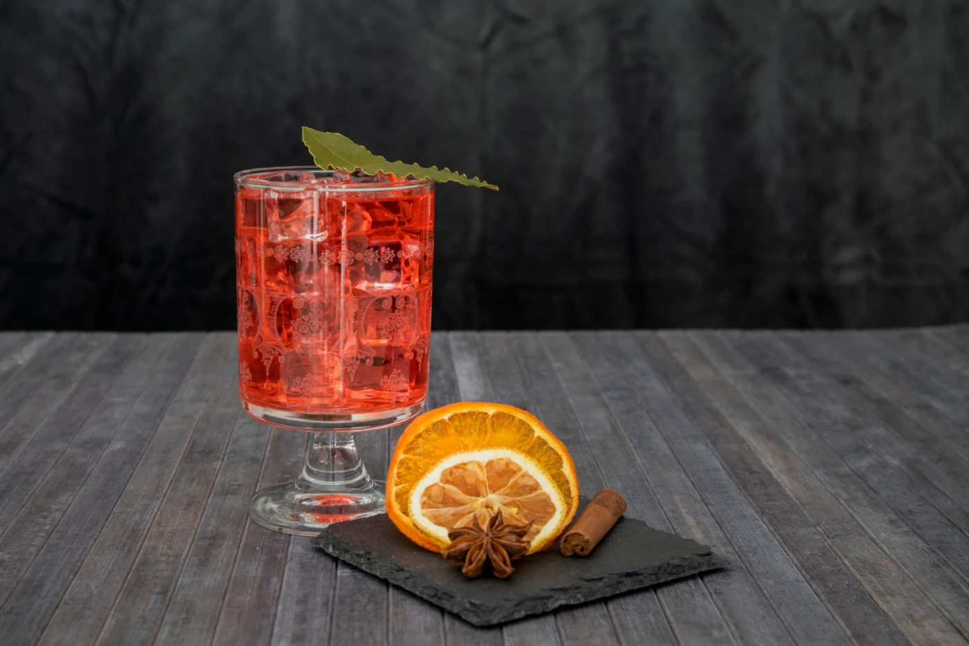 Spiced Orange Warmer – A Festive Winter Gin Cocktail cocktail in a cocktail glass — gin drink photography