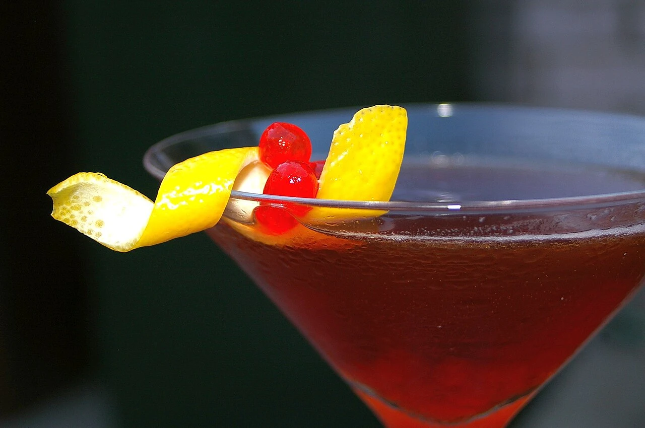 Spring Rum Serves to Brighten Your Days cocktail garnish detail close-up