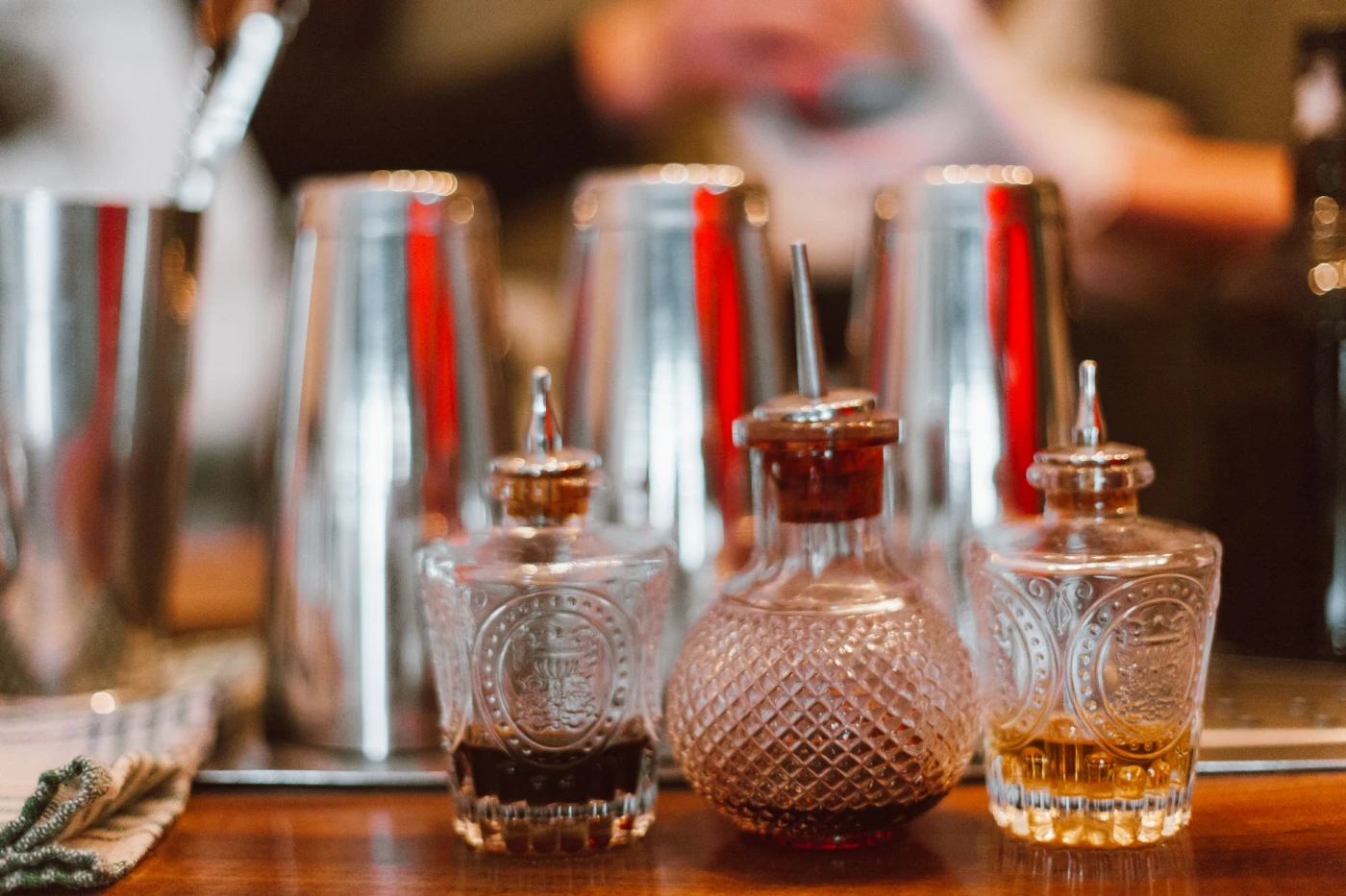 Cocktail serving and glassware