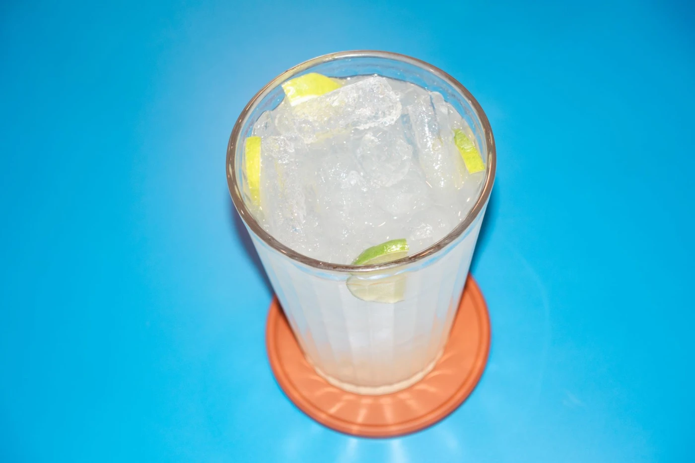 The 7 Clear Ice Molds cocktail on a bar for home entertaining