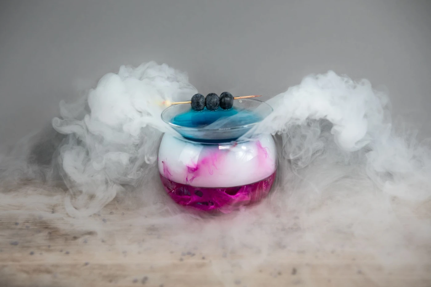 The Mystical One cocktail served in a cocktail glass