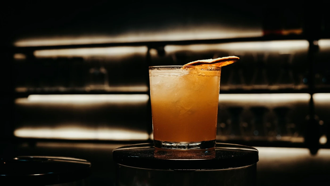 Bartender preparing The Turnbuckle cocktail
