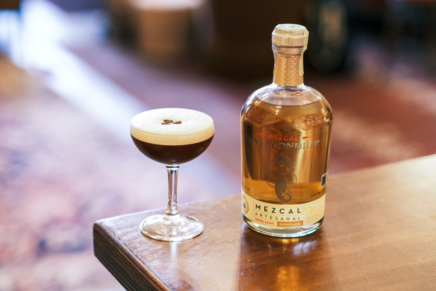 Thunder Gun Espresso cocktail served in a cocktail glass