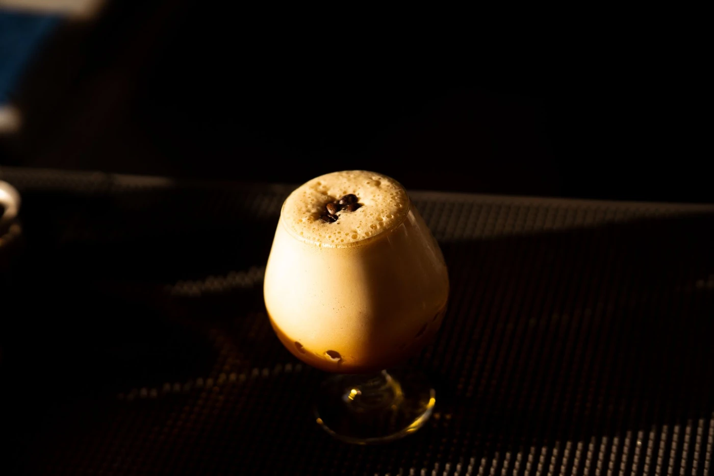 Thunder Gun Espresso cocktail on a bar for home entertaining